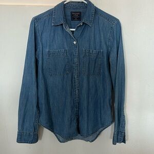 Abercrombie & Fitch Long Sleeve Jean Top, XS